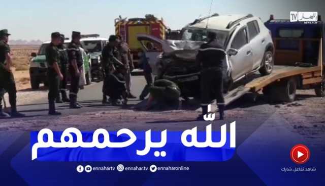 مجـ.ـزرة مرورية بولاية الأغواط 7 وفيات و جريحين في غرفة الانعاش