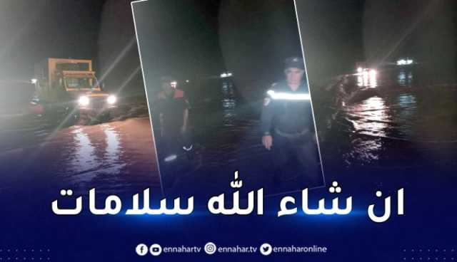 بالصور: إرتفاع منسوب مياه واد تبير بيرت بتمنراست.. إنقاذ 70 تلميذا كانوا محصورين
