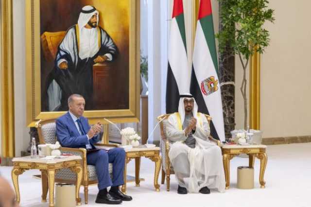 رئيس الدولة والرئيس التركي يشهدان إعلان اتفاق لإنشاء “لجنة إستراتيجية عليا” بين البلدين