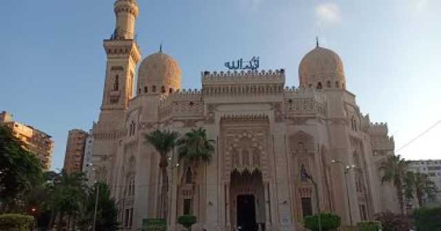 الاحتفال بالليلة الختامية لمولد أبو العباس المرسى بالإسكندرية اليوم
