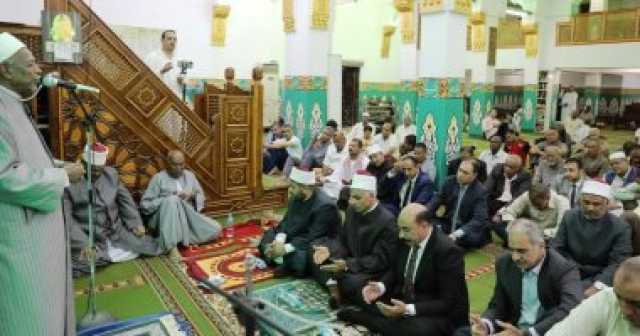 محافظ أسوان يشهد الاحتفال بالعام الهجرى الجديد بمسجد الحاج حسن