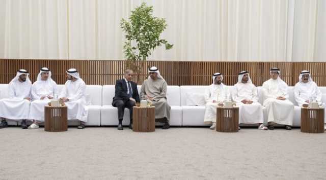 رئيس الدولة يواصل تقبل التعازي في وفاة سعيد بن زايد