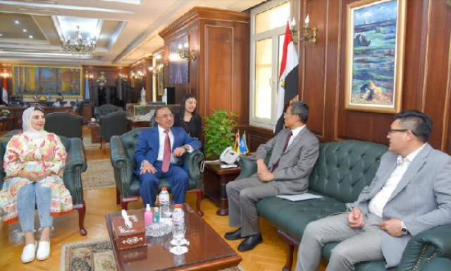 محافظ الإسكندرية يستقبل قنصل عام دولة الصين