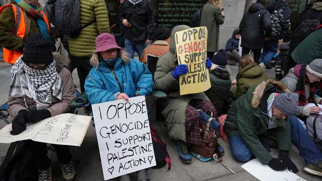 احتجاجات في لندن دعماً لـبالستاين أكشن وتوقيف عشرات المتظاهرين