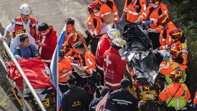 ارتفاع حصيلة الحريق بمجمّع سكني في هونغ كونغ إلى 128 قتيلاً