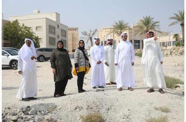 مدير عام بلدية «الجنوبية» ورئيس المجلس البلدي يتفقدان وادي البحير