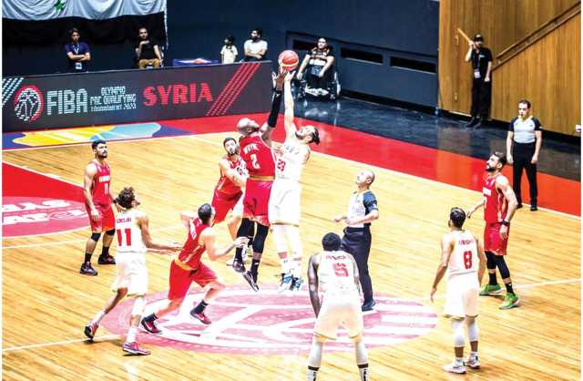 نجوم منتخبنا الوطني يمزقون سلة المنتخب السوري بفارق (31 نقطة)!!
