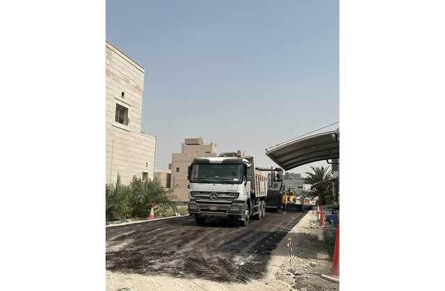 الأشغال: 58% نسبة الإنجاز بمشروع تطوير عدد من الطرق بمجمع 1038 في صدد