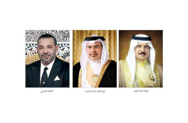 الملك المعظم وولي العهد رئيس الوزراء يهنئـان العاهل المغربي