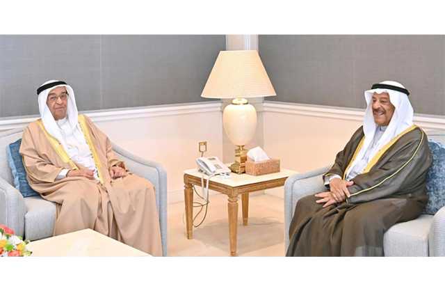 سمو الشيخ محمد بن مبارك آل خليفة يستقبل رئيس مجلس الشورى