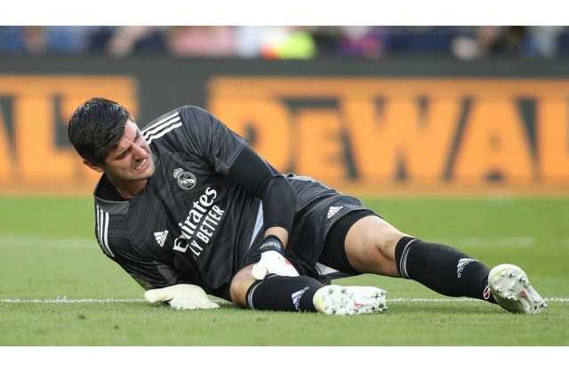 انتكاسة لريال مدريد بإصابة حارسه كورتوا