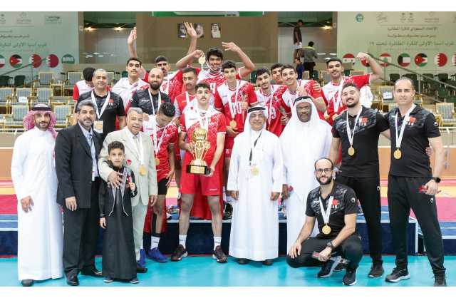 منتخبنا للناشئين للكرة الطائرة يُتوّج بلقب بطولة غرب آسيا الأولى