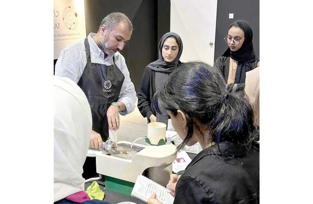 طلبة مدينة الشباب يتنافسون لتصميم أفضل قطعة مجوهرات
