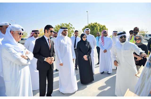 الوزير المبارك يطلع على مشروع زيادة وتطوير تشجير مدينة سلمان