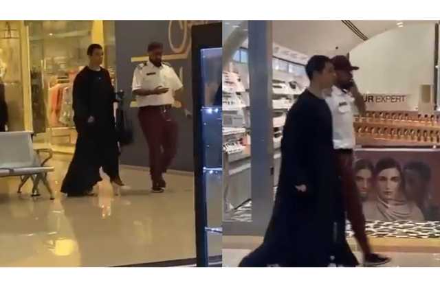 السعودية تتخذ إجراءً عاجلاً بحق شاب عربي ظهر متنكراً بعباءة نسائية في مركز تجاري