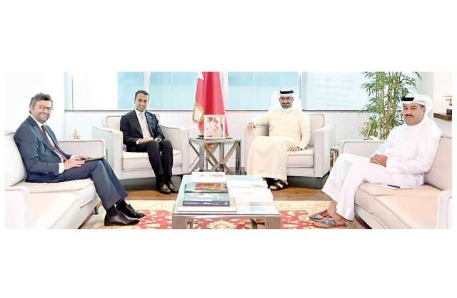 وزير الصناعة والتجارة يستقبل الممثل الخاص للاتحاد الأوروبي لمنطقة الخليج