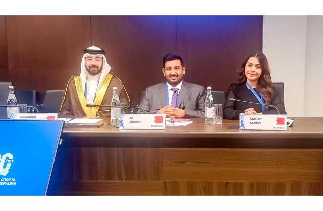 وزير الرياضة الروسي يلتقي ممثلين الدول المشاركة في المهرجان الرياضي الدولي للجامعات ويشيد بدور الوفد البحريني في تعزيز التواصل الدولي