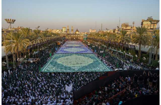 22 مليون زائر يحيون أربعينية الإمام الحسين في كربلاء