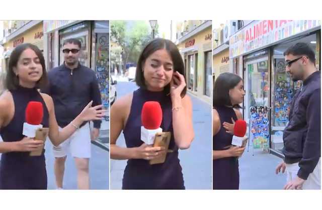 لامس جسد مذيعة على الهواء.. فيديو لفعل فاضح يشعل إسبانيا