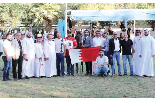 ختام المشاركة البحرينية في بطولة الشرق الأوسط لجمال الخيل