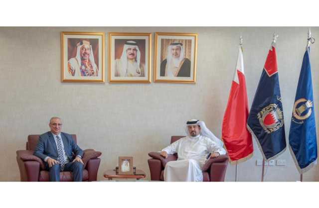 رئيس الجمارك يبحث أوجه التعاون مع سفير دولة إسرائيل لدى البحرين