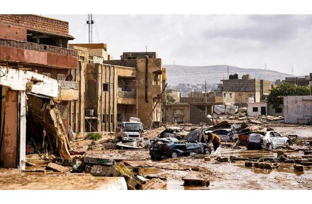 ربع درنة اختفى جراء الفيضانات.. وعدد وفياتها تجاوز الـ5300 شخص
