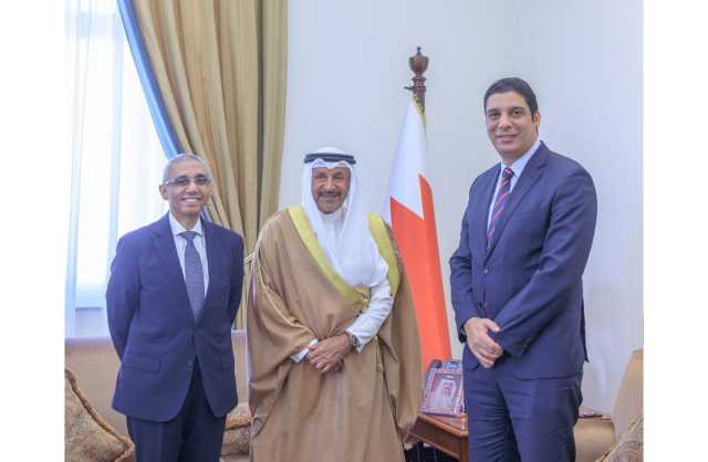 بن هندي يستقبل سفير جمهورية مصر العربية لدى مملكة البحرين بمناسبة انتهاء فترة عمله
