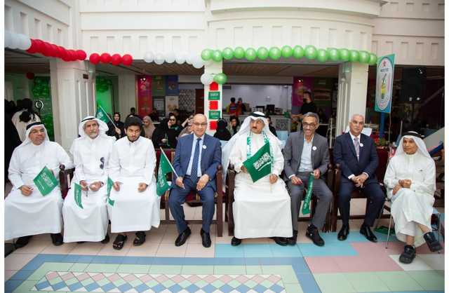 طلبة «الأهلية» يحتفلون بمناسبة اليوم الوطني السعودي