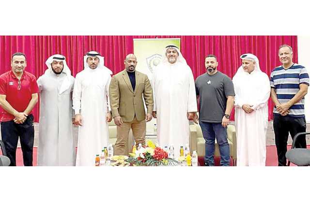 التوبلاني يستقبل الحداد ويبحث معه سبل إعادة «كمال الأجسام» بالنادي
