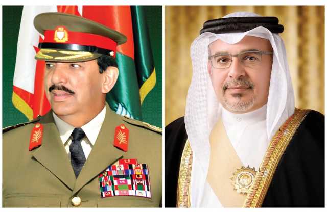 ولي العهد نائب القائد الأعلى للقوات المسلحة رئيس مجلس الوزراء يتلقى برقية تعزية من القائد العام لقوة دفاع البحرين