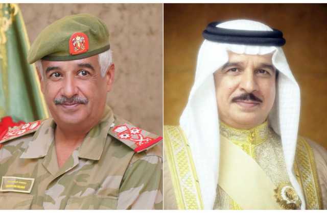 جلالة الملك المعظم يتلقى برقية تعزية ومواساة من رئيس الحرس الوطني