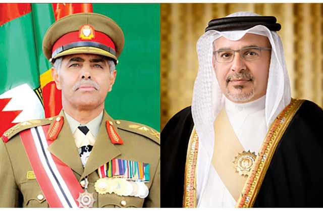 ولي العهد نائب القائد الأعلى للقوات المسلحة رئيس مجلس الوزراء يتلقى برقية تعزية من رئيس هيئة الأركان