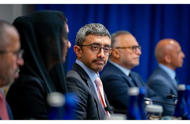 وزراء خارجية السعودية والإمارات والولايات المتحدة يبحثون جهود حل الأزمة اليمنية