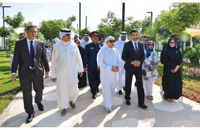 بالصور.. وزير البلديات يفتتح متنزّه باربار بحضور عدد من المسؤولين وممثلي المجتمع المدني