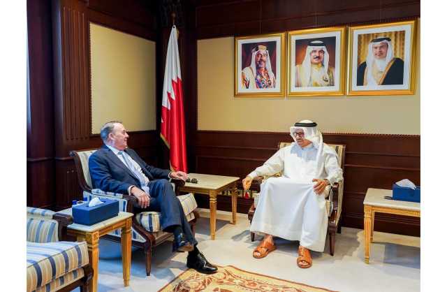 وزير الخارجية يستقبل عضو مجلس العموم البريطاني رئيس مجموعة الاتفاقيات الإبراهيمية