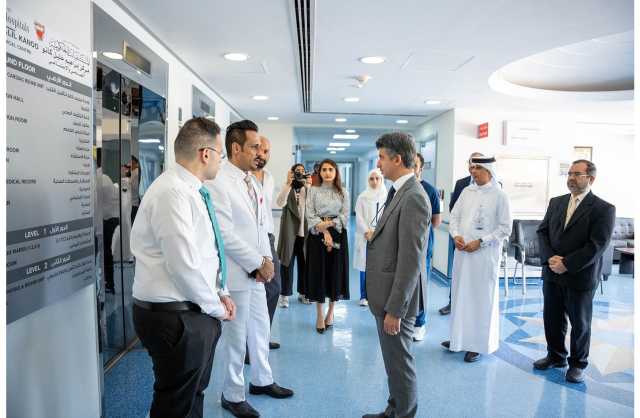 الرئيس التنفيذي للمستشفيات الحكومية يتفقد مركز إبراهيم خليل كانو الصحي والاجتماعي