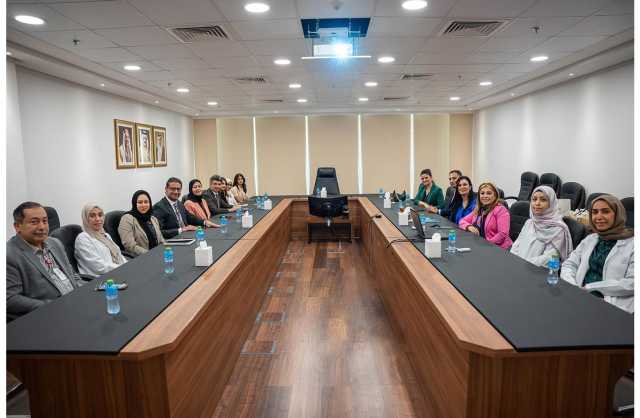 المستشفيات الحكومية تستقبل وفد من مؤسسة الحسين للسرطان بالأردن