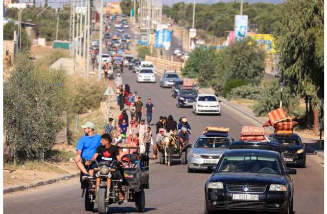 إسرائيل: فتح ممر إنساني من 10 ص إلى 4 م لنزوح الفلسطينيين من شمال قطاع غزة إلى جنوبه