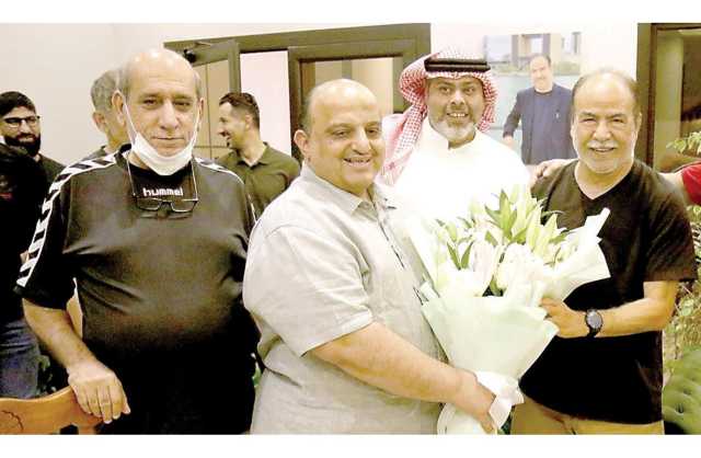 اتحاد اليد يزور المدرّب محمد المعتوق