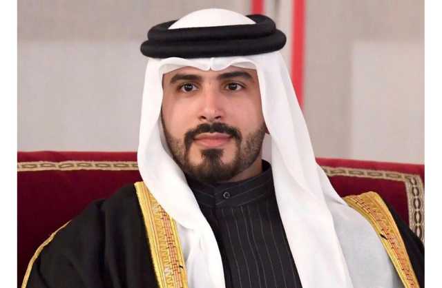 الشيخ محمد بن سلمان بن حمد يهنئ الشيخ عيسى بن سلمان بن حمد بمناسبة صدور المرسوم بتعيينه رئيسًا لمجلس إدارة صندوق العمل
