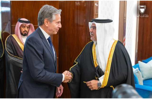 نائب جلالة الملك ولي العهد يلتقي معالي السيد أنتوني بلينكن وزير خارجية الولايات المتحدة الأمريكي