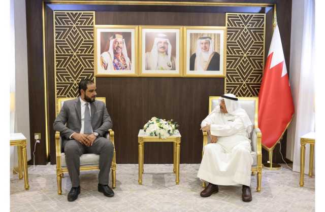 رئيس مجلس الشورى يستقبل النائب محسن العسبول