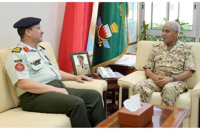 رئيس هيئة الأركان يستقبل الملحق العسكري بسفارة الأردن في البحرين