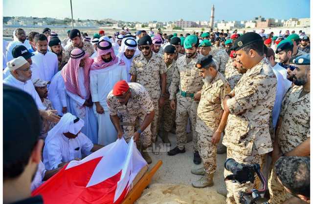 بالصور.. البحرين تودع الشهيد البطل الرائد محمد سالم محمد