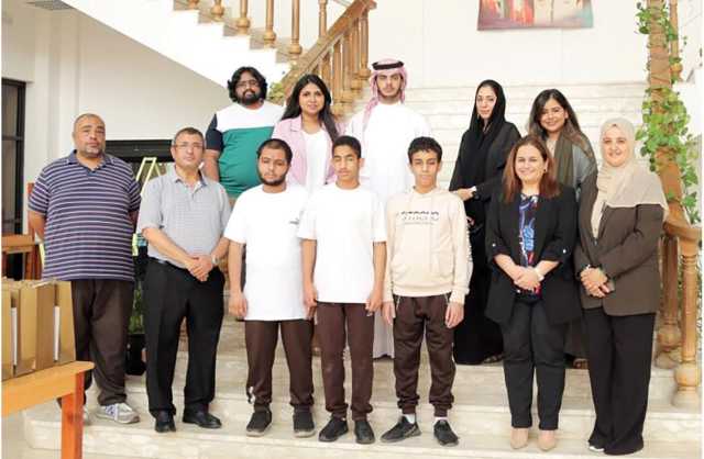 كلية البحرين الجامعية تنظم زيارةً للمعهد السعودي البحريني للمكفوفين