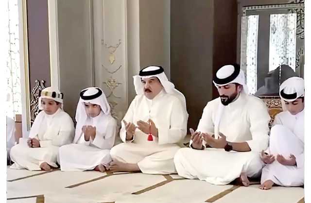 الملك يجمع الأنجال والأحفاد للدعاء لأهالي غزة
