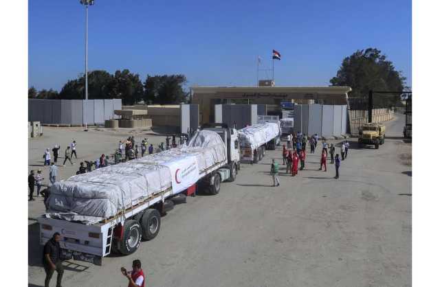 دخول دفعة ثالثة من المساعدات إلى غزة