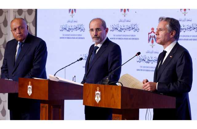 وزير الخارجية الأمريكي من عمان: واشنطن ترفض وقف إطلاق النار في غزة لأنه يخدم حماس
