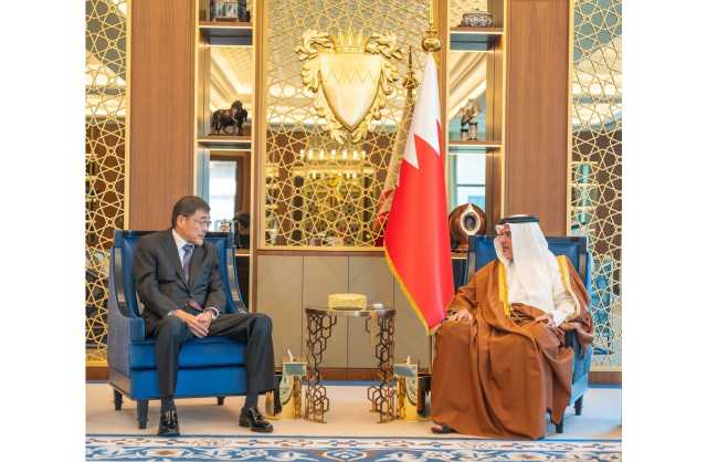 ولي العهد رئيس الوزراء يؤكد على ما يجمع البحرين واليابان من شراكةٍ استراتيجية تشهد على الدوام نماءً وتقدمًا مستمرًا على كافة الأصعدة