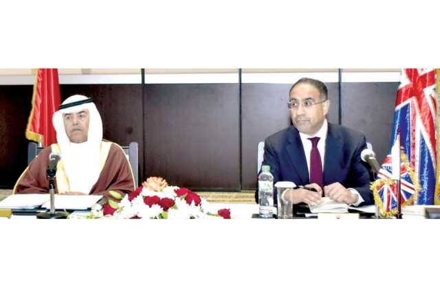 النعيمي يترأس الجانب البحريني في اجتماع اللجنة البحرينية البريطانية العسكرية المشتركة